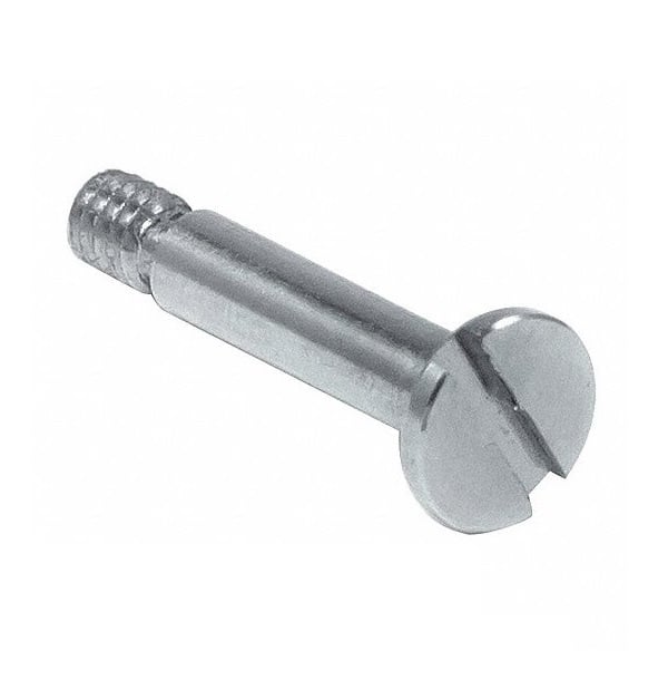 Screw    7 x 2.5 mm x M5 Carbon Steel - Shoulder Slotted Shallow Head - MBA  (Pack of 1)