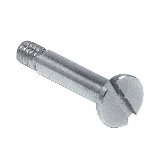Screw    4 x 6 mm x M3 Carbon Steel - Shoulder Slotted Shallow Head - MBA  (Pack of 1)