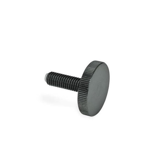 Thumb Screw 1/2-13 UNC x 76.20 mm 12L14 Steel - Flat Tip - MBA  (Pack of 1)