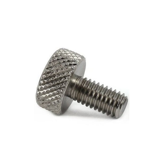 Thumb Screw M5 x 20 mm 303 Stainless Steel - Knurled - MBA  (Pack of 1)