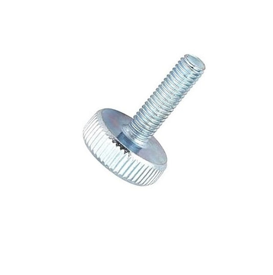 Thumb Screw 10-32 UNF x 12.70 mm Brass Chrome Plated - Knurled - MBA  (Pack of 1)