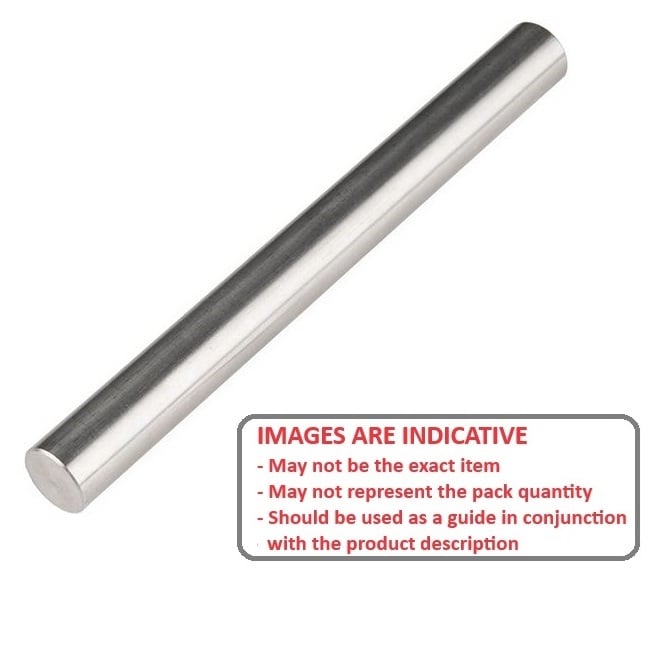 Shafting   16 x 275 mm  - Precision Ground Stainless 420 Grade Hardened - MBA  (Pack of 1)