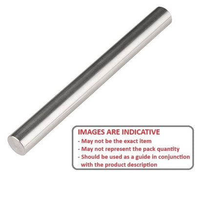Shafting   20 x 200 mm  - Precision Ground Stainless 420 Grade Hardened - MBA  (Pack of 1)