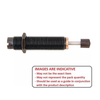 Shock Absorber   12.7 mm Stroke x 9/16-18 x 86.61 / 61.98 long  - Self Compensating Heavy Duty - ACE  (Pack of 1)