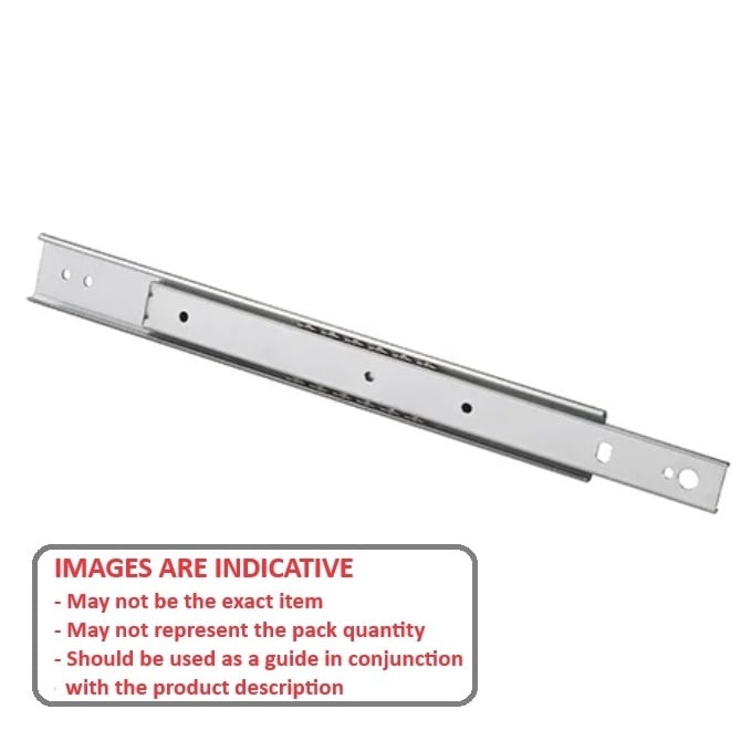 Drawer Slide  558.8 x 406.4 x 34 kg  - Medium Duty Non Disconnect Compact - MBA  (Pack of 1)