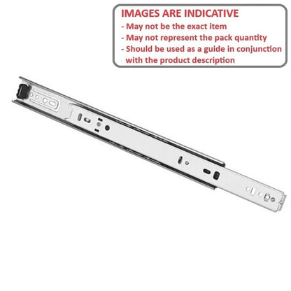 Drawer Slide  500.13 x 375.67 x 34 kg  - Light Duty Lever Disconnect - MBA  (Pack of 1)