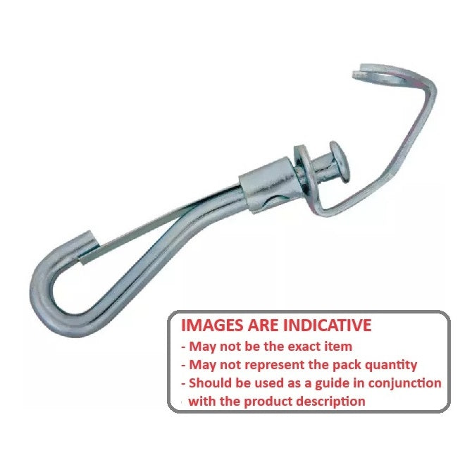 Steel Wire Snap   85.725 x 7.137 mm  - Open Swivel - MBA  (Pack of 1)