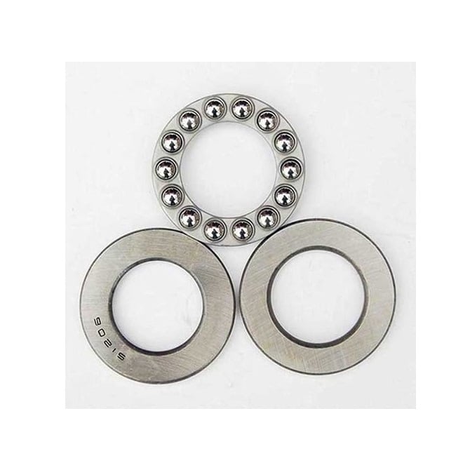 Thrust Bearing    8 x 16 x 5 mm  - 3 Piece Flat Washer Type Stainless 440C Grade - MBA  (Pack of 1)