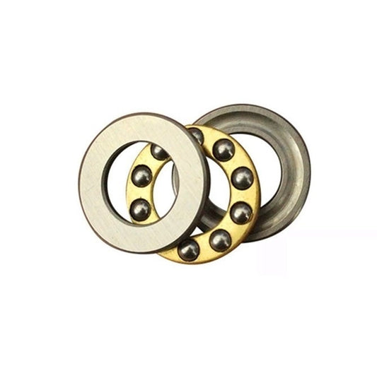 Mikado Logo 10 3D Version Thrust Bearing 6-14-5mm Alternative 2 Grooved Washers and Caged Balls Brass (Pack of 1)