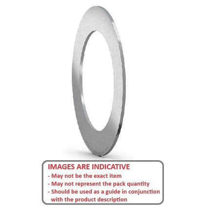 Thrust Bearing   25 x 41 mm  - 3 Piece Washer Only Stainless 410 Grade - MBA  (Pack of 4)
