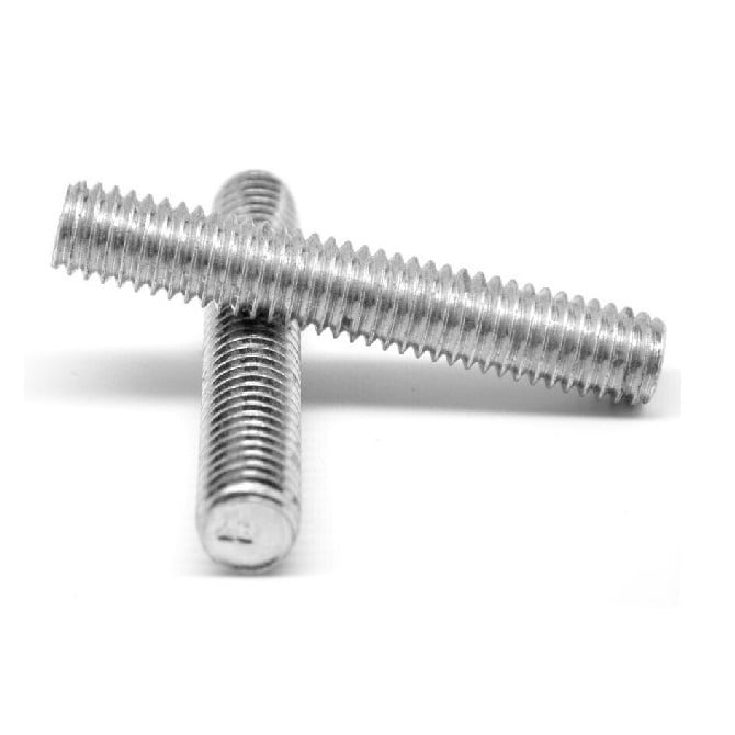 Full Thread Stud    6-32 UNC x 76.20 mm  - ed Low Carbon Steel - MBA  (Pack of 88)