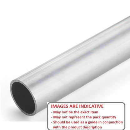 Tube rond 2,38 x 1,67 x 304,8 mm - Aluminium - MBA (1 paquet de 3 par carte)