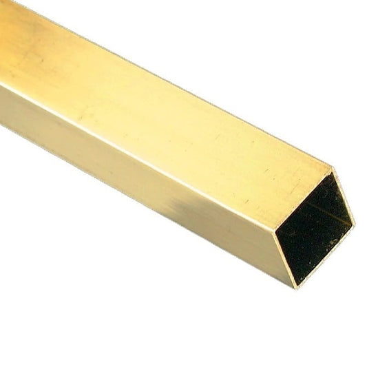 Square Tube    6.35 x 5.64 x 304.8 mm  -  Brass - MBA  (Pack of 1)