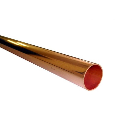 Tubo tondo da 2,38 - 3,18 e 3,97 mm di diametro x 1 di ciascuno - Rame - Confezione in metallo morbido - MBA (1 confezione da 3 per carta)
