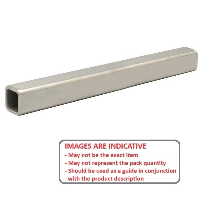 Linear Shafting   25.4 x 609.8 mm  - Square Stainless 304 Grade - MBA  (Pack of 1)