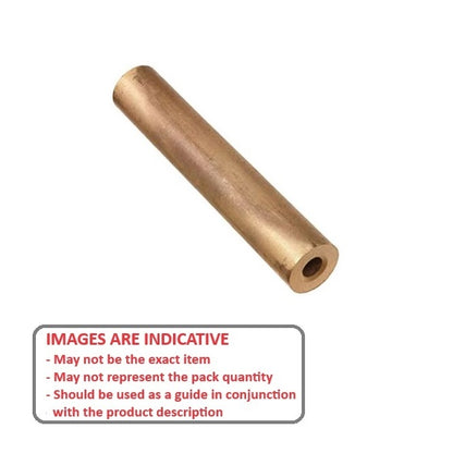 Round Tube   69.85 x 34.93 x 165.1 mm  -  Bronze SAE841 Sintered - MBA  (Pack of 1)
