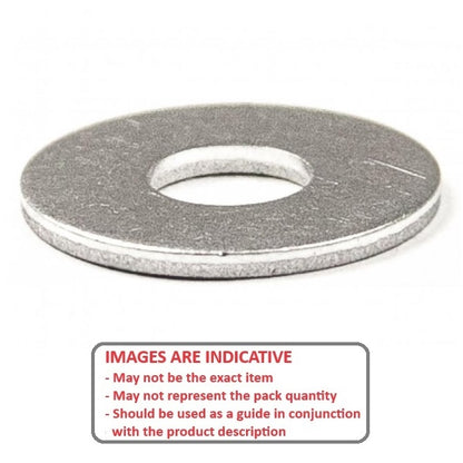 Rondelle de cale 6 x 12 x 1,6 mm - Aluminium - MBA (Pack de 1)