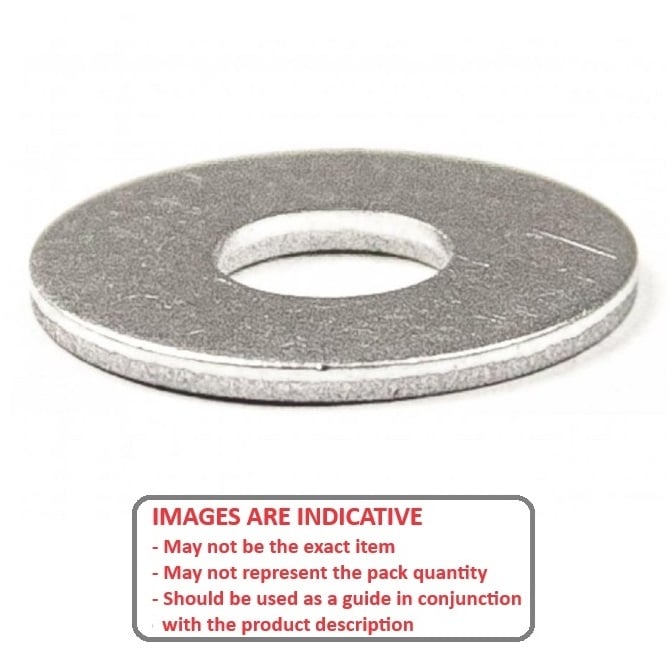Rondelle de cale 3 x 9,525 x 0,81 mm - Aluminium - MBA (Pack de 20)