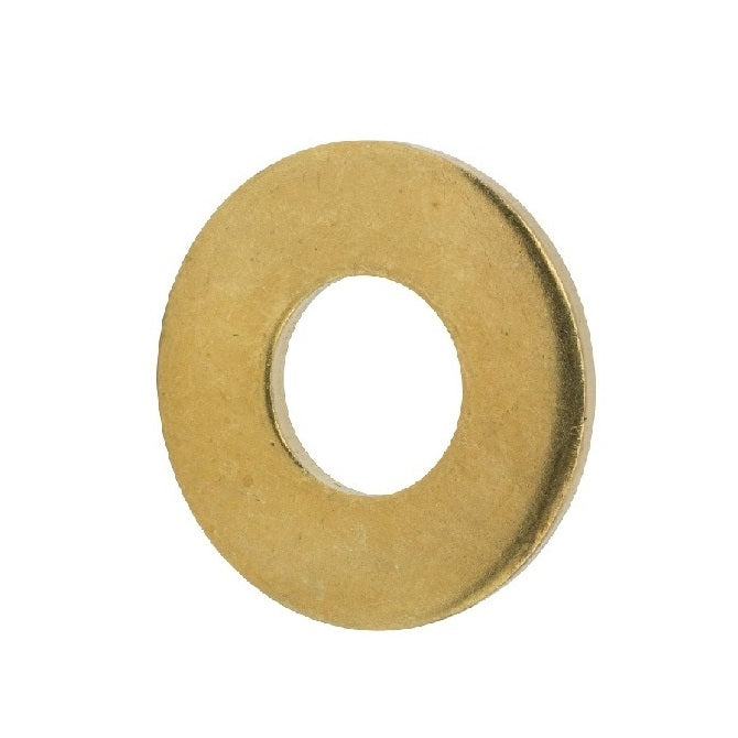 Flat Washer    6.35 x 12.7 x 0.72 mm  -  Brass - MBA  (Pack of 100)