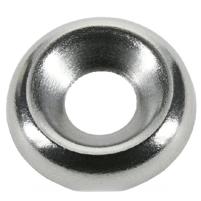 Cup Washer    3.5 x 10.3 x 2.4 mm  -  Stainless 303-304 - 18-8 - A2 - MBA  (Pack of 10)