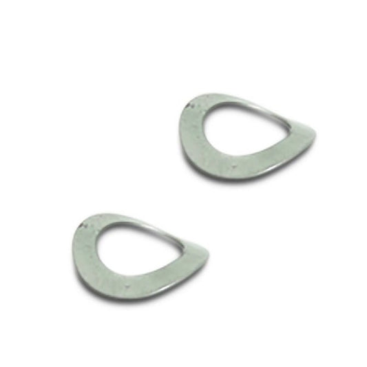 Rondelle Ressort 10 x 18 x 2 mm - Acier à Ressort Courbé Plaqué Zinc - MBA (Pack de 65)