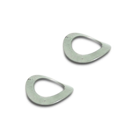 Rondella elastica 6 x 11 x 1,1 mm - Molla curva in acciaio zincato - MBA (confezione da 45)