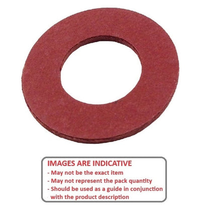 Rondelle Plate 2,184 x 6,35 x 0,79 mm - Fibre - MBA (Pack de 50)