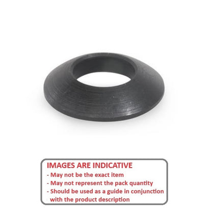 Self Aligning Washer   10 x 10.5 x 21 mm  -  Carbon Steel Hardened - Top - MBA  (Pack of 11)