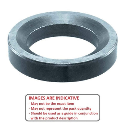 Self Aligning Washer   10 x 12 x 21 mm  -  Carbon Steel Hardened - Base - MBA  (Pack of 11)