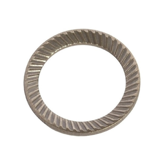 Serrated Washer    8 x 13 x 0.8 mm  - Safety Carbon Spring Steel - MBA  (Pack of 50)