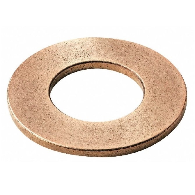 Rondelle Plate 12,7 x 19,05 x 1,59 mm - Bronze SAE841 Fritté - MBA (Pack de 1)