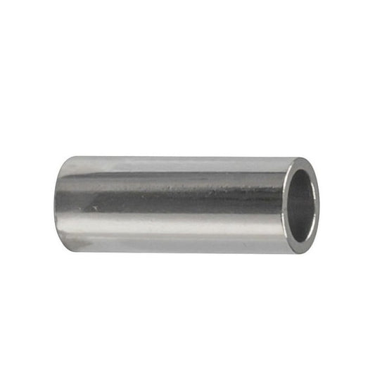 Round Spacer    3 x 6 x 30 mm  - Through Bore Brass Nickel Plated - MBA  (Pack of 1)