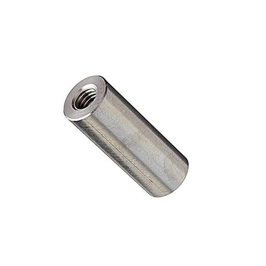 Round Spacer    4-40 UNC x 6.35 mm  - Threaded Stainless 303-304 - 18-8 - A2 - MBA  (Pack of 1)