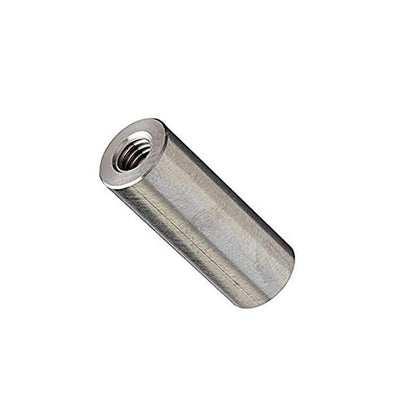 Round Spacer    6-32 UNC x 25.4 mm  - Threaded Stainless 303-304 - 18-8 - A2 - MBA  (Pack of 90)